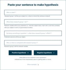 hypothesis generator online